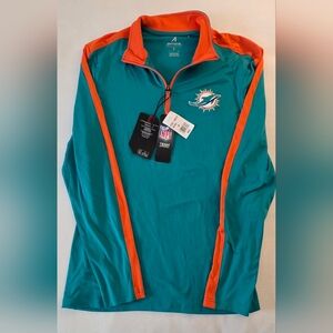 Miami Dolphins Antigua 1/4 Zip Men’s Pullover Jacket